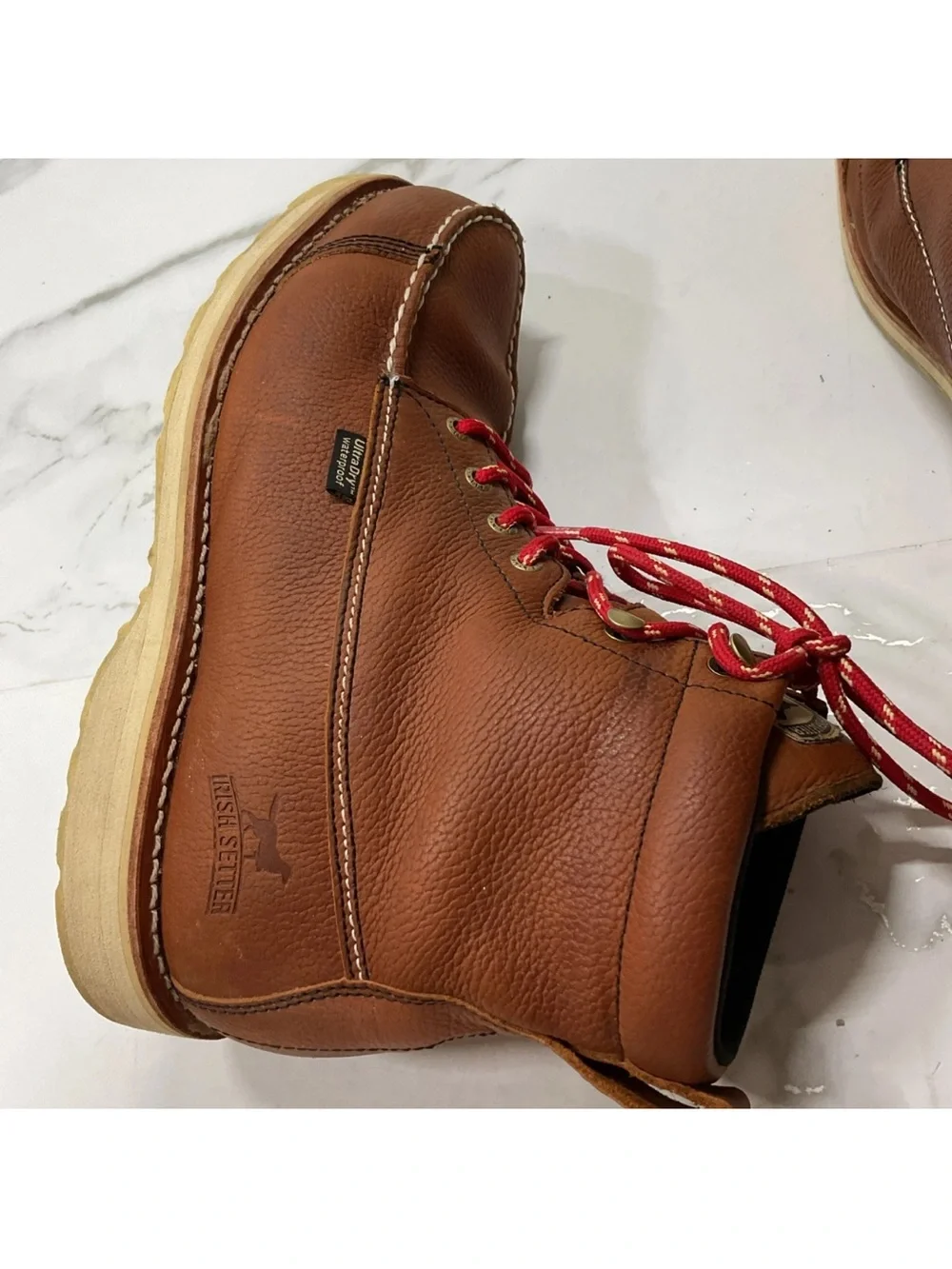 Irish Setter Work Boots Mens 10.5 Brown Leather